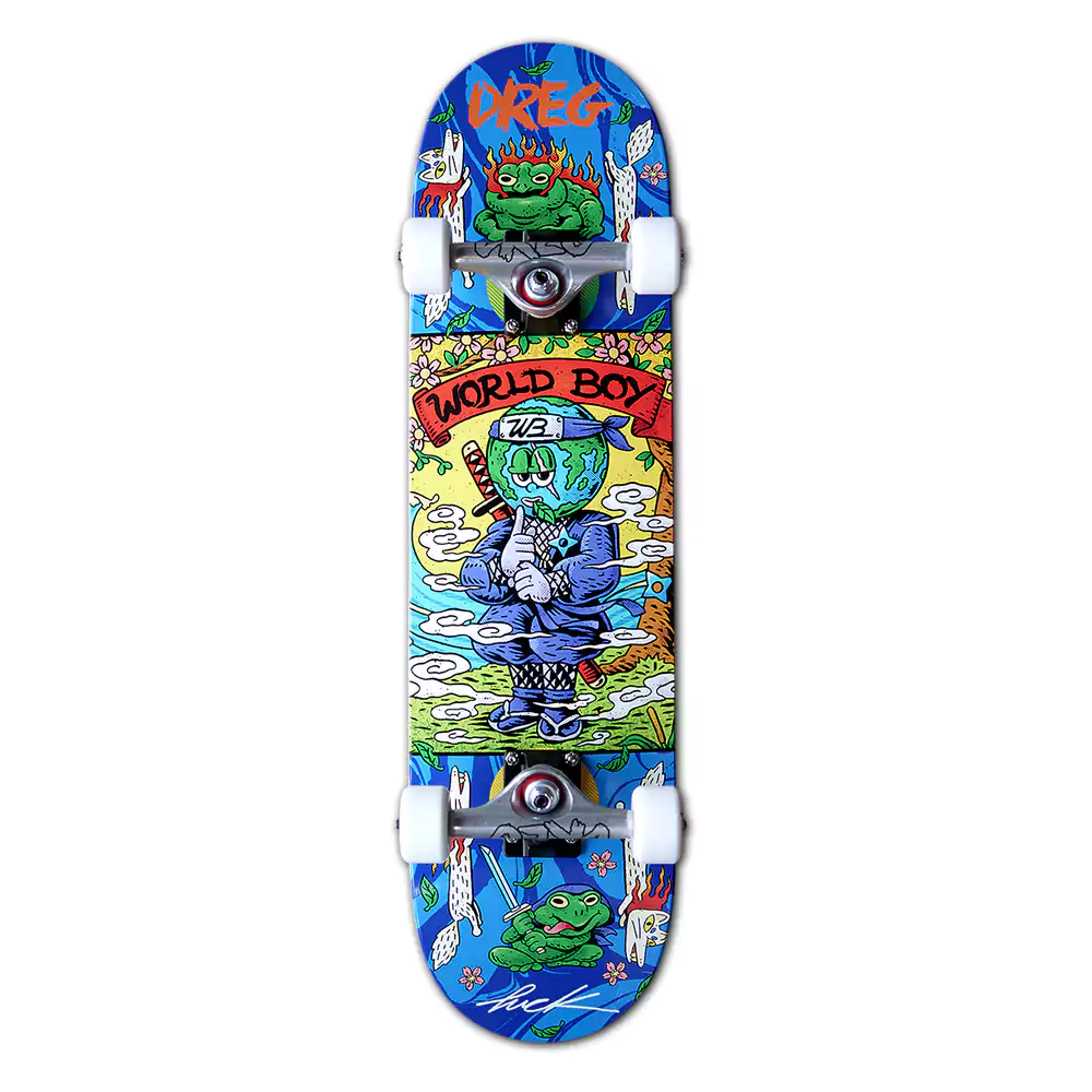 DREG x PUCK Complete Set ''Shinoboy'' 7.5 x 29'' 1 DREG x PUCK Complete Set ''Shinoboy'' 7.5 x 29''