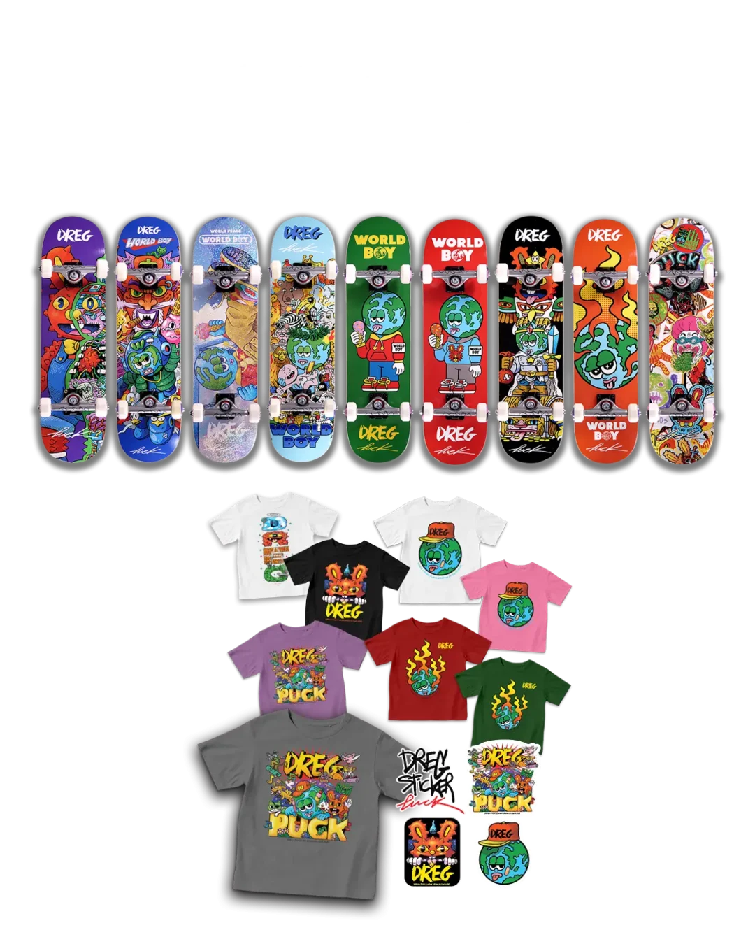 Home 4 คอลเลกชัน DREG 2025 — สเก็ตบอร์ดและเสื้อยืด